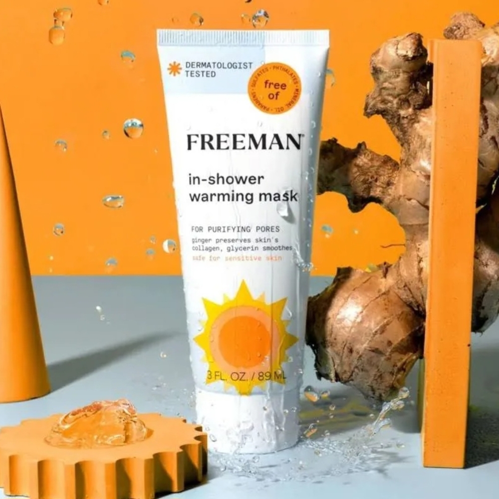White In-Shower Warming Mask